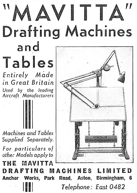 Mavitta Drafting Machines & Tables                               