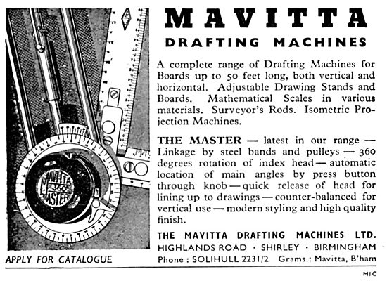 Mavitta Drafting Machines - The Master                           