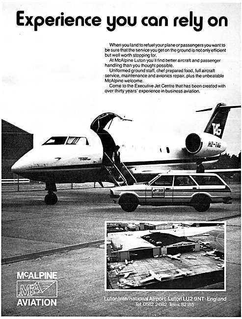 McAlpine Aviation Executive Jet Centre                           