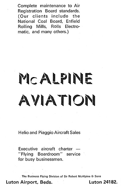 McAlpine Aviation Aircraft Maintenance Services                  