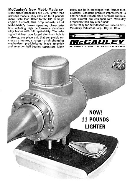 McCauley Met-L-Matic Propellers                                  