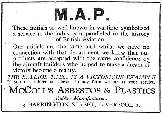 McColls Asbestos & Plastics Harrington St, Liverpool.            