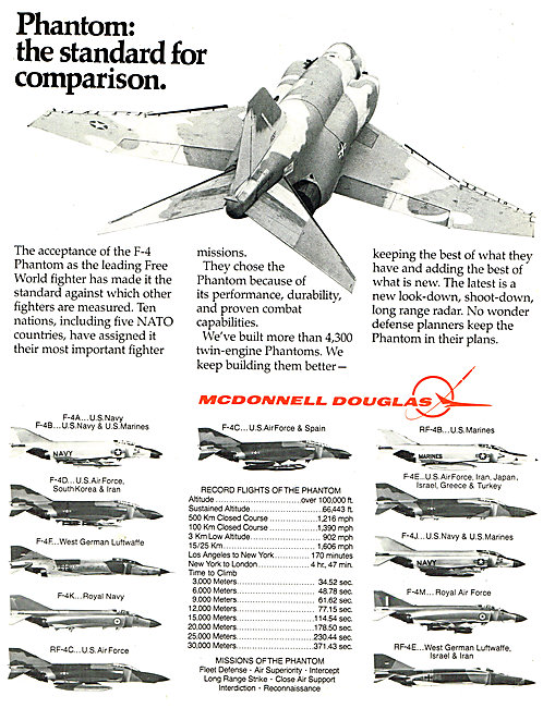 McDonnell Douglas F-4  Phantom                                   