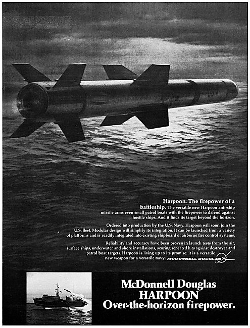 McDonnell Douglas Harpoon Missile 1975                           