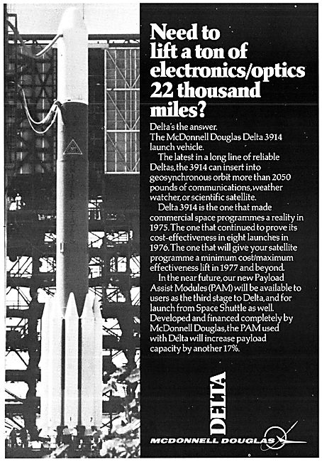 McDonnell Douglas Delta 3914 Rocket                              