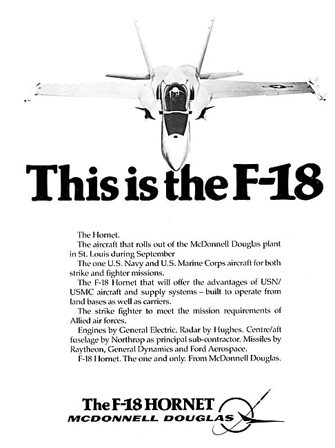 McDonnell Douglas F-18                                           
