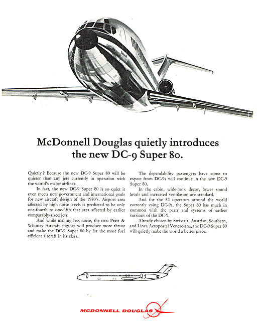 McDonnell Douglas DC-9 Super 80                                  