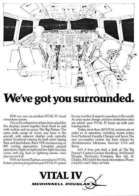 McDonnell Douglas Vital IV Visual Simulation System              