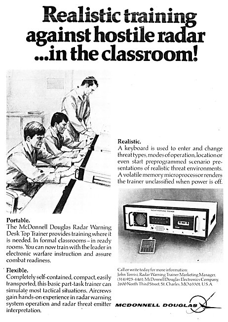 McDonnell Douglas Radar Warning Desk Top Trainer                 