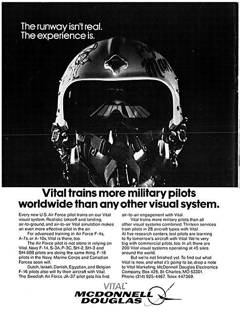 McDonnell Douglas VITAL Flight Simulation                        