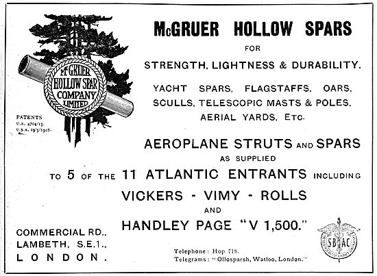 McGruer Hollow Spars                                             