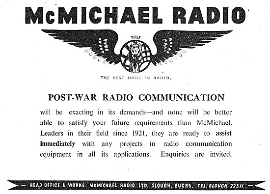 McMichael Radio Communications Equipment                         