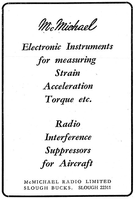 McMichael Electronic Measurement  Instruments  Strain Torque etc 