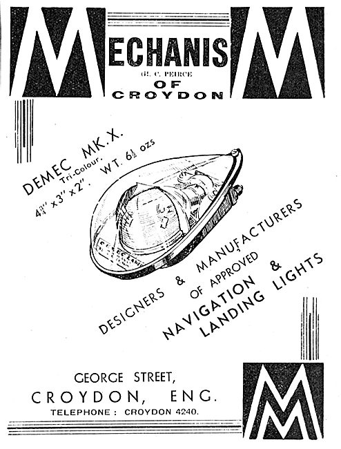 Mechanism Navigation & Landing Lights                            