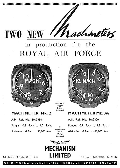 Mechanism Machmeter Mk2  Mk.3A                                   