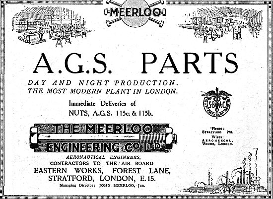 The Meerloo Engineering Co Ltd. Forest lane Stratford E15        