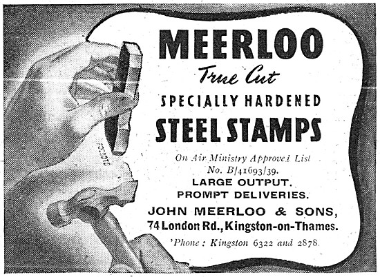 Meerloo Hardened Steel Stamps                                    