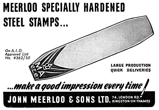 John Meerloo Steel Stamps                                        