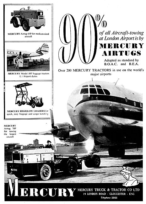 Mercury Airtug 65P - Mercury 10F Baggage Tractor - Loader        