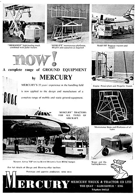 Mercury Aircraft Tugs & Tractors & Ground Support Equipment      