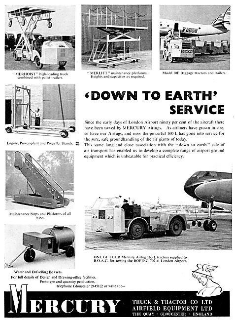 Mercury Tugs, Tractors & Aircraft Ground Handling Equipment      