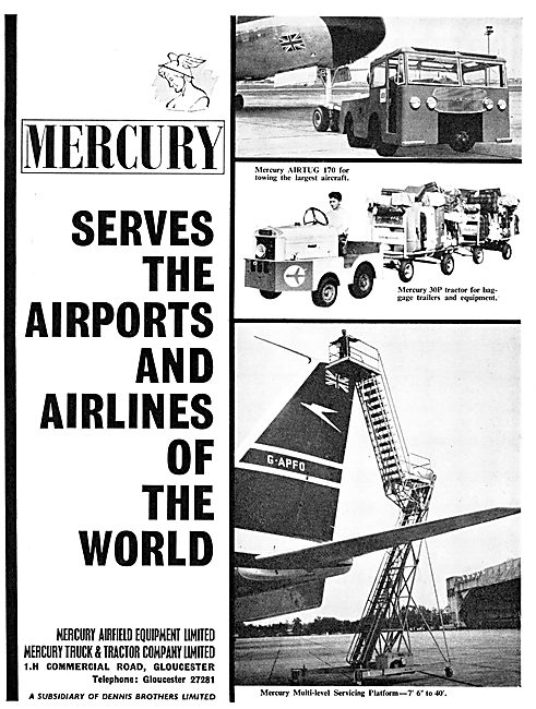 Mercury Airfield Ground Handling Equipment - Tugs & Trolleys     