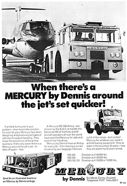 Dennis Mercury Aircraft Tugs - Mercury MD 300 Airtug             