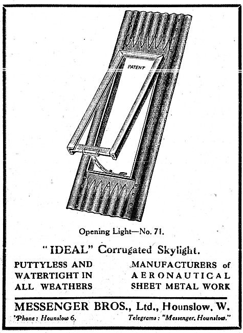 Messenger Bros. Sheet Metal Work, Stamping, Presswork            