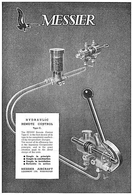 Messier Hydraulic Remote Control                                 