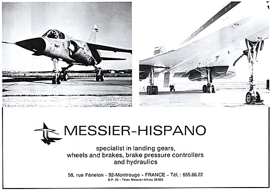 Messier-Hispano Landing Gear & Hydraulic Components              