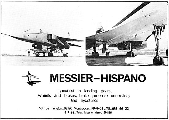 Messier-Hispano  Landing Gear & Hydraulic Components             