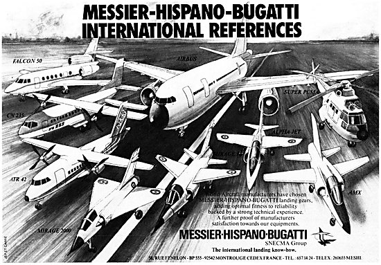 Messier-Hispano-Bugatti Landing Gear & Hydraulic Components      