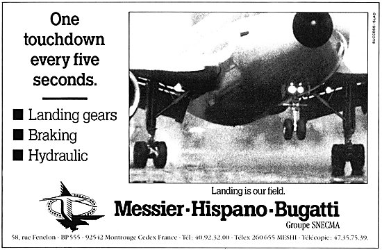 Messier-Hispano-Bugatti Landing Gear & Hydraulic Components      