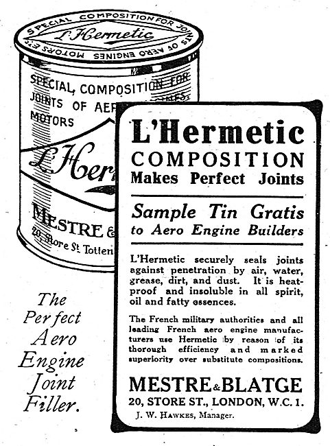 Mestre & Blatge - L'Hermetic Jointing Compound                   