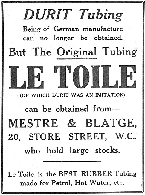 Mestre & Blatge LE TOILE Petrol Resistant Tubing                 