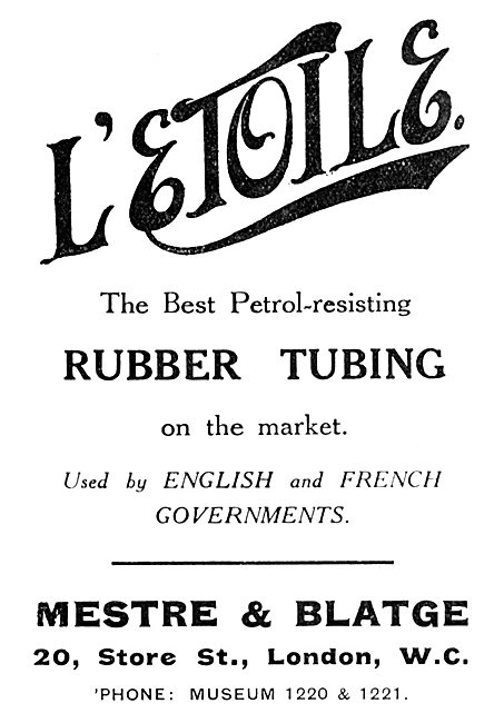 Mestre & Blatge L'Etoile Petrol Resistant Tubing                 