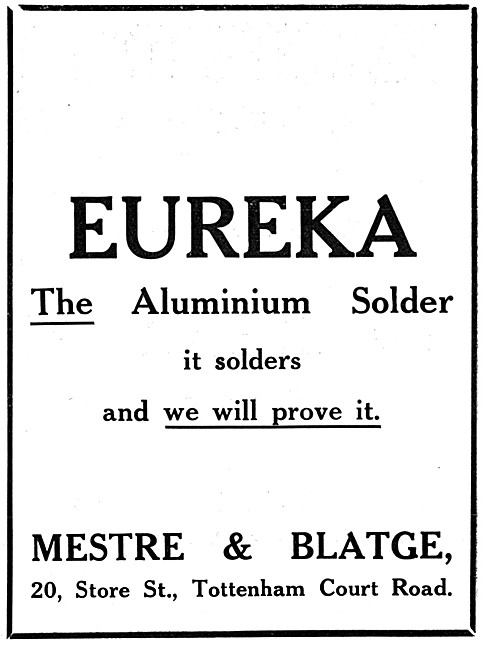 Mestre & Blatge EUREKA  Aluminium Solder                         