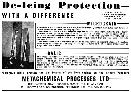 Metachemical Aircraft De-Icing Systems. Micrograin. Dalic        