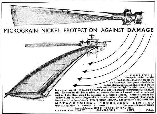 Metachemical Micrograin Nickel For Leading Edges Of Propellers   