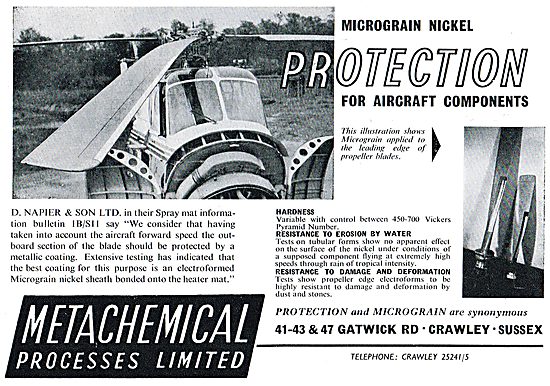 Metachemical Micrograin Nickel Protection For Napier Spray Mats  