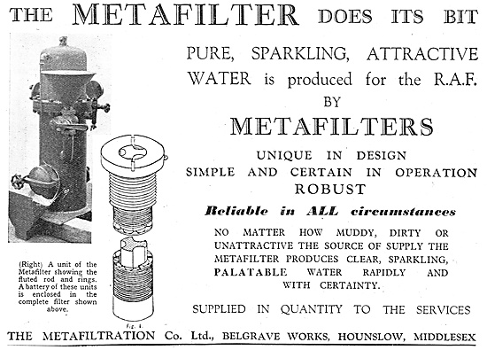 Metafiltration - Water Filtration Equipment                      