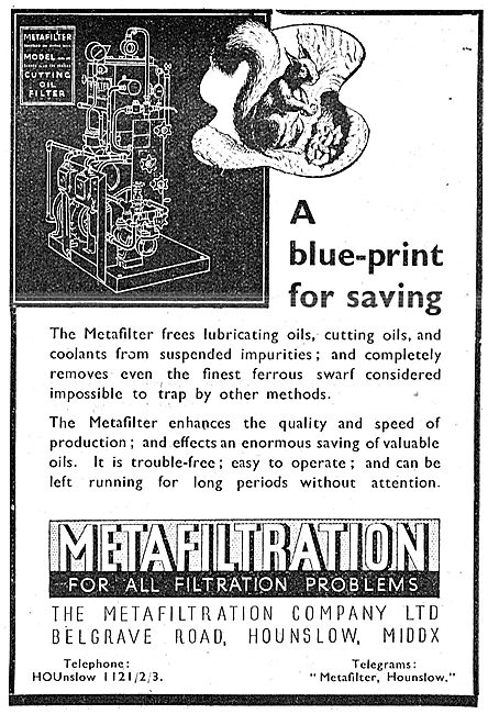 Metafiltration - Filtration                                      