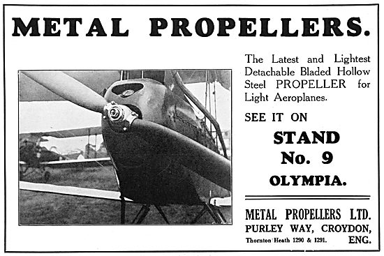 Metal Propellers 1929                                            