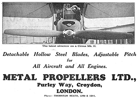 Metal Propellers - Suitable For All Aircraft And Engines         