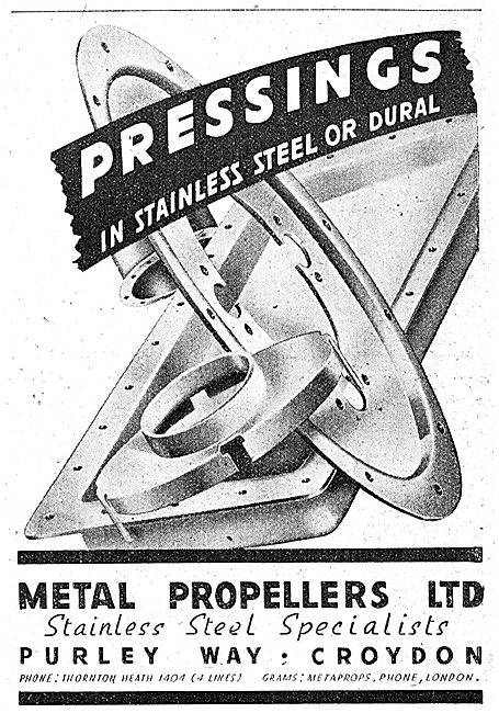 Metal Propellers - Stainless Steel Pressings                     