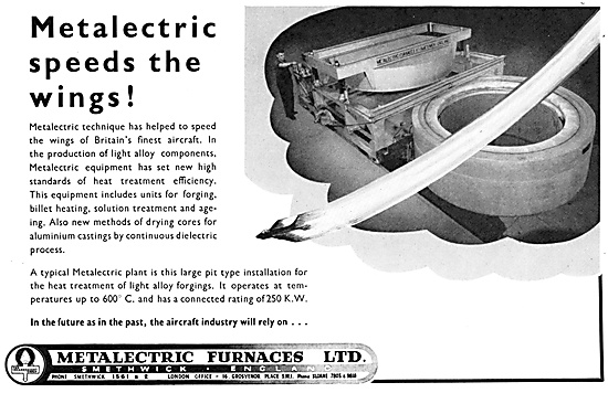 Metalectric Furnaces Ltd. Smethwick. Industrial Furnaces         