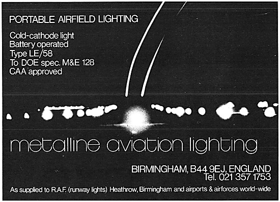 Metalline Aviation Lighting - Airfield Lighting                  