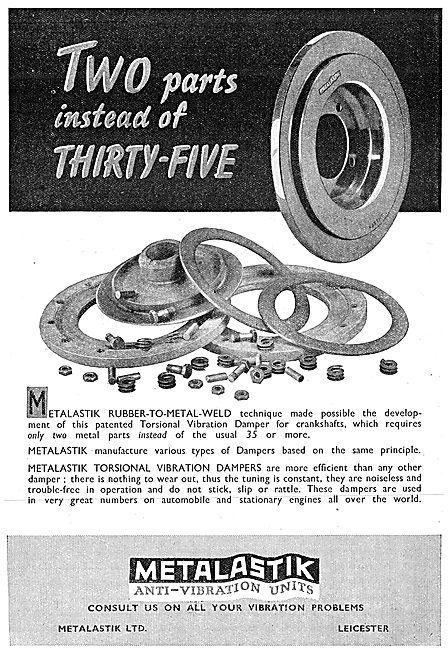 Metalastik Anti-Vibration Mountings & Couplings                  