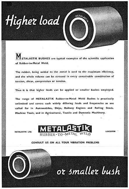 Metalastik Anti-Vibration Mountings & Couplings                  