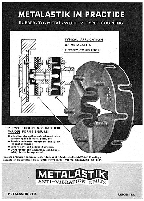 Metalastik Anti-Vibration Mountings & Couplings                  